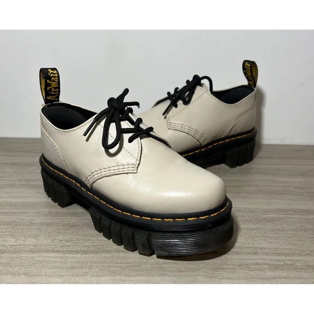 *Dr. Martens Audrick Nappa Leather Platform Shoes